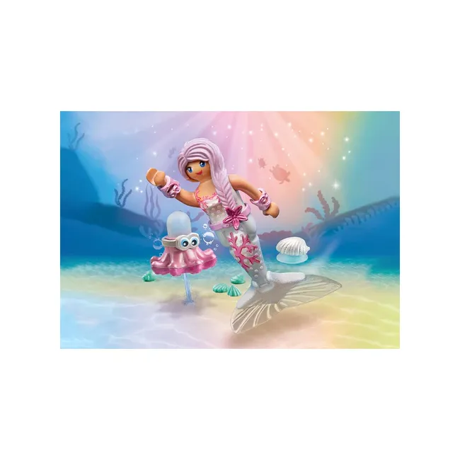 Playmobil-FIGURINA SIRENA CU CARACATITA ARTPM71477