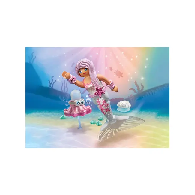 Playmobil-FIGURINA SIRENA CU CARACATITA ARTPM71477