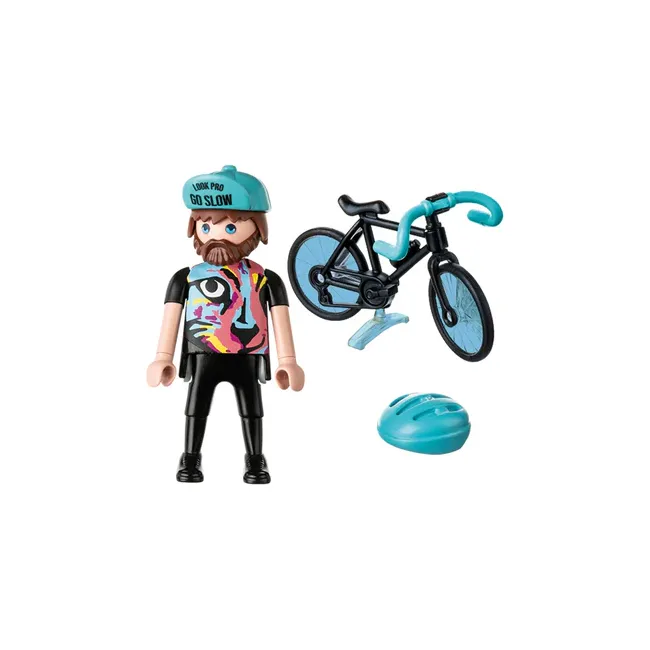 Playmobil-FIGURINA CICLISTUL PAUL ARTPM71478