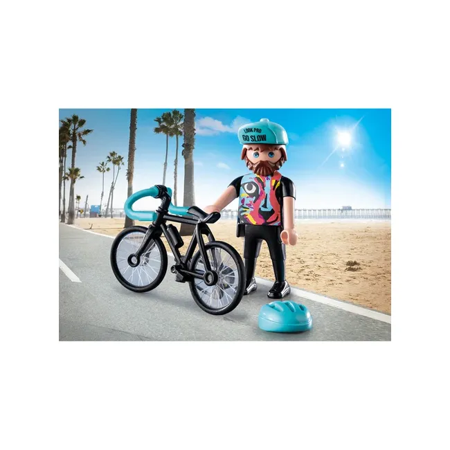 Playmobil-FIGURINA CICLISTUL PAUL ARTPM71478