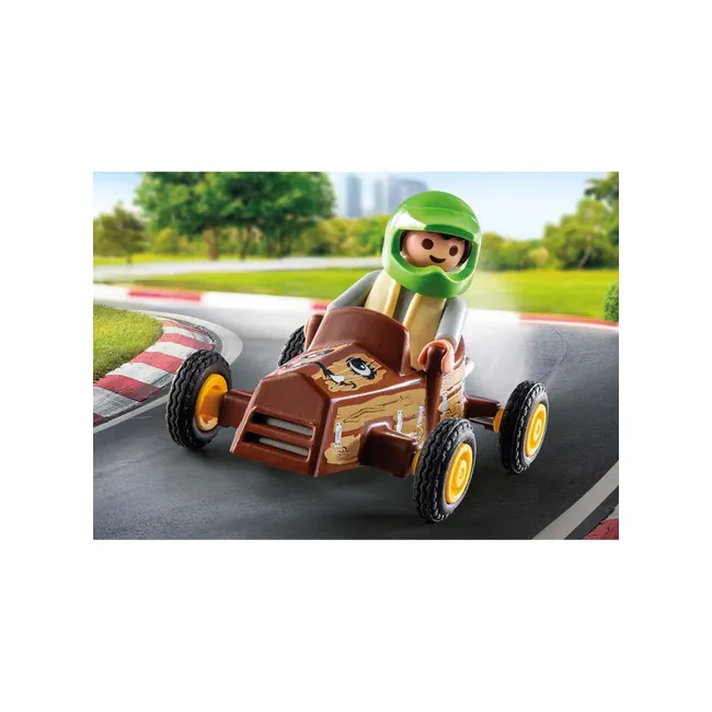 Playmobil-FIGURINA COPIL CU KART ARTPM71480