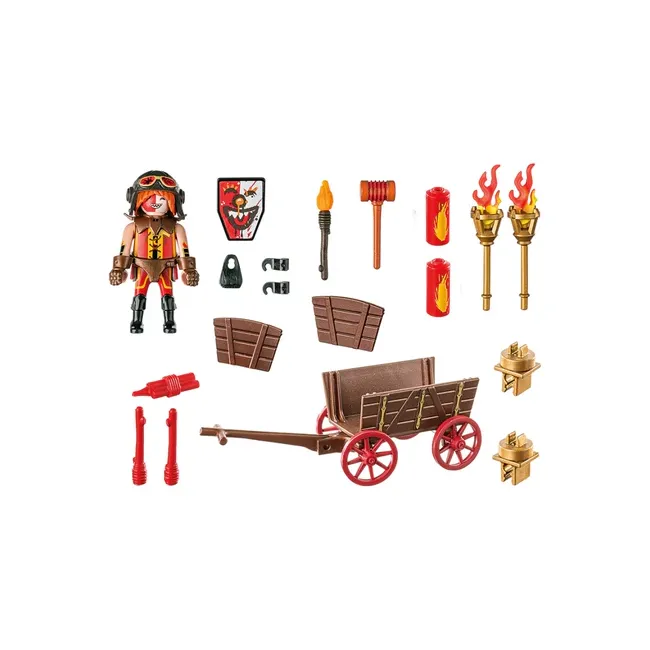 Playmobil-KARTUL DE CURSE AL LUI KAHBOOM ARTPM71486