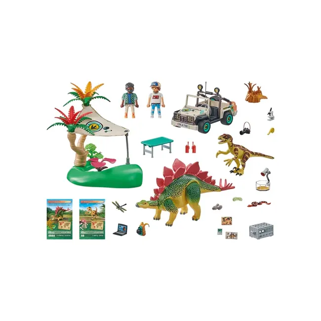 Playmobil-TABARA DE CERCETARE CU DINOZAURI ARTPM71523