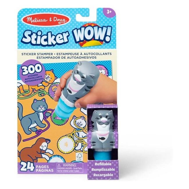 Activitati cu autocolante sticker wow pisica - okemd50693
