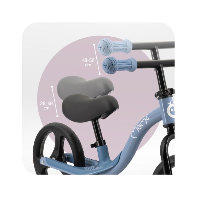 Bicicleta fara pedale cu roti led , Momi Isoka - Blue KRTROBI00075