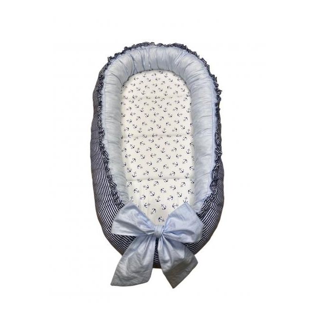 Cuib-Baby Nest My Kids Ancora Blue MYK00087103