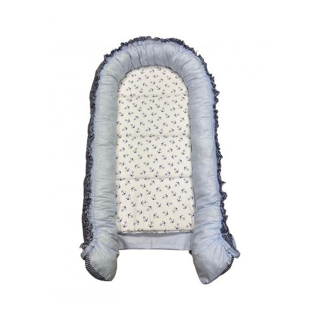 Cuib-Baby Nest My Kids Ancora Blue MYK00087103