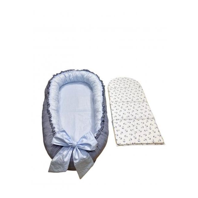 Cuib-Baby Nest My Kids Ancora Blue MYK00087103
