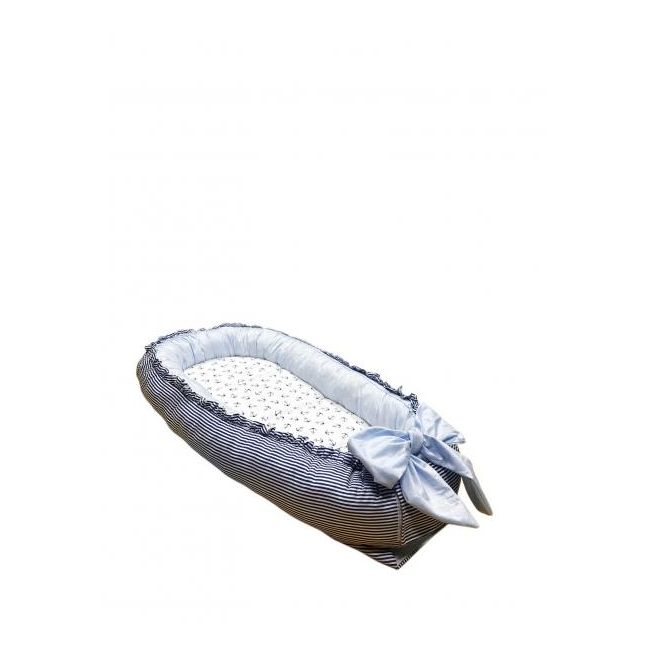 Cuib-Baby Nest My Kids Ancora Blue MYK00087103