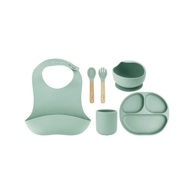 Set pentru diversificare din silicon, Momi Ami - Green KRTAKCE00045