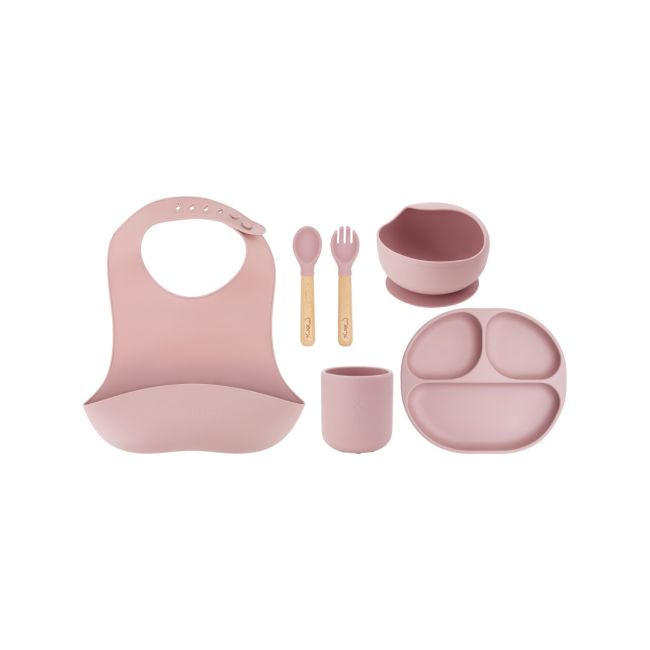 Set pentru diversificare din silicon, Momi Ami - Pink KRTAKCE00043