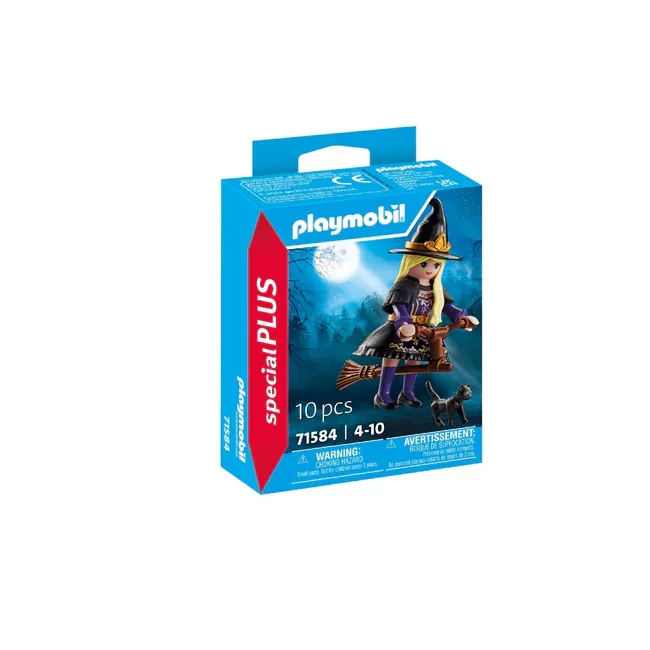 Playmobil - Figurina vrajitoare cu pisica ARTPM71584