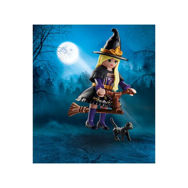 Playmobil - Figurina vrajitoare cu pisica ARTPM71584