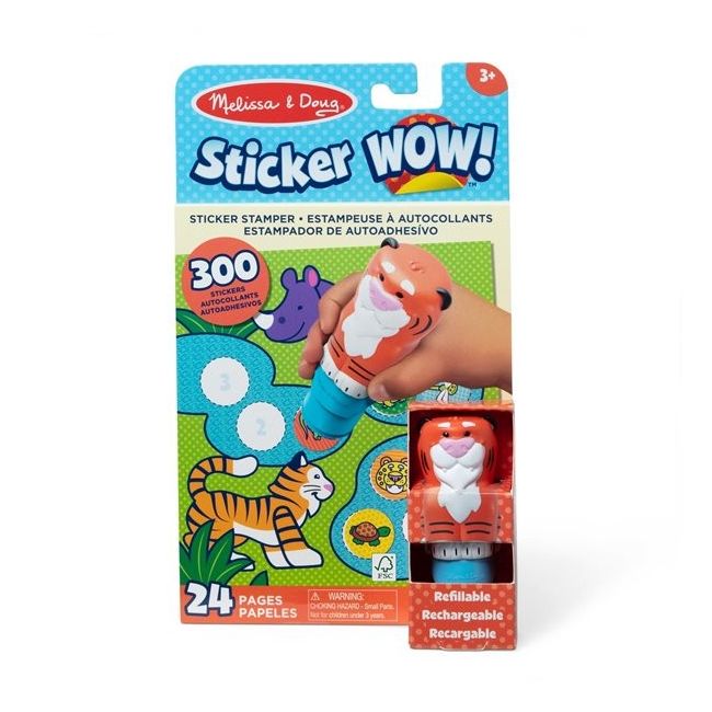 Activitati cu autocolante sticker wow tigrisor - okemd32014