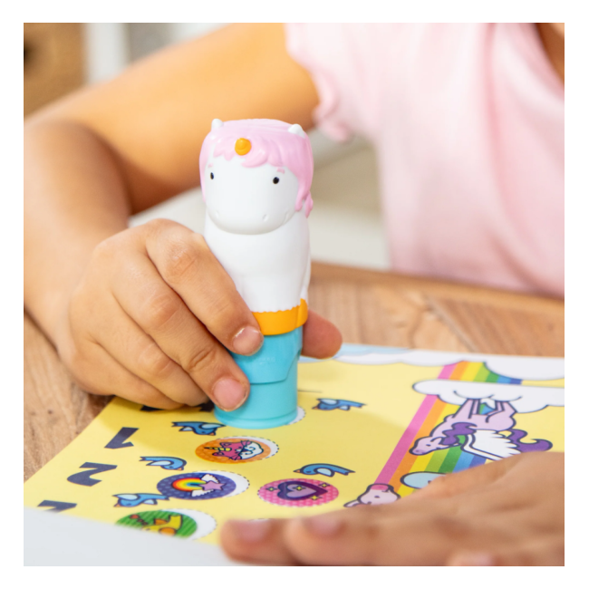 Activitati cu autocolante sticker wow unicorn - okemd32013