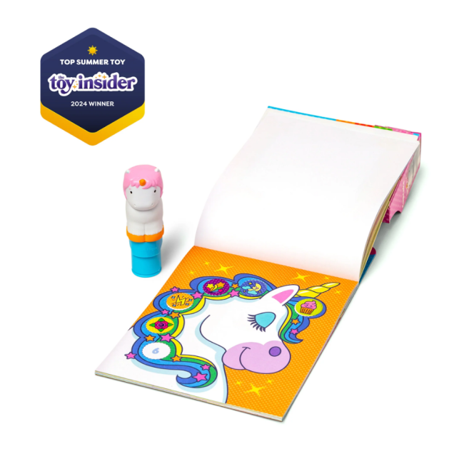 Activitati cu autocolante sticker wow unicorn - okemd32013