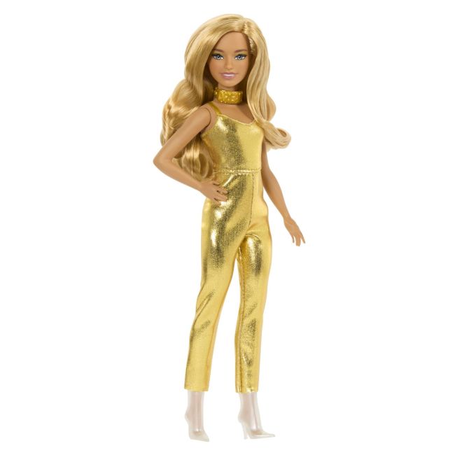 BARBIE PAPUSA BARBIE FASHIONISTAS BLONDA CU SALOPETA AURIE VIVMTHRH19