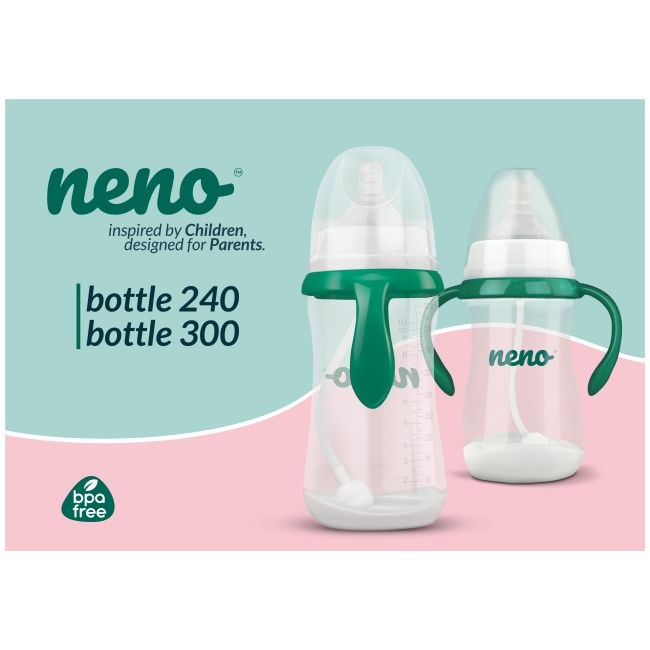 Biberon 2 in 1 neno 240 ml / 300 ml nen-bab-bt002