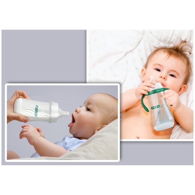 Biberon 2 in 1 neno 240 ml / 300 ml nen-bab-bt002