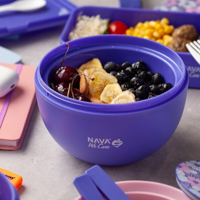 Caserola rotunda nava we care 800 ml violet smb10-259-011