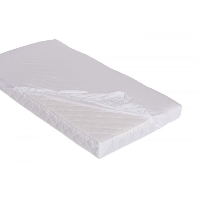Cearsaf Din Bumbac Jersey Cu Elastic Pe Contur 160x200 Cm, Alb Pjb6259