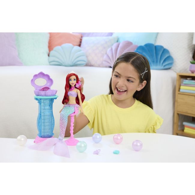 DISNEY PRINCESS PAPUSA ARIEL SI MASUTA DE MACHIAJ CU SURPRIZE VIVMTJBF86