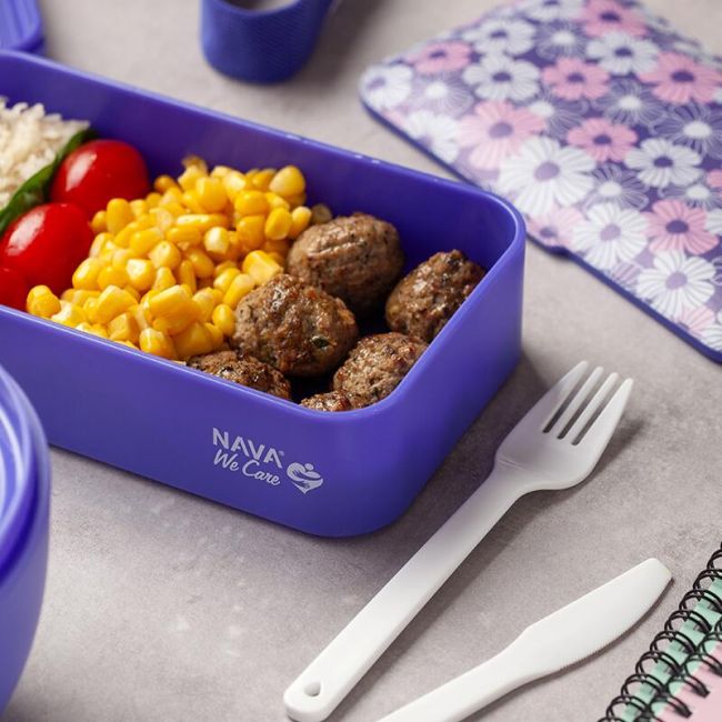 Lunchbox nava we care 650 ml gri smb10-259-003