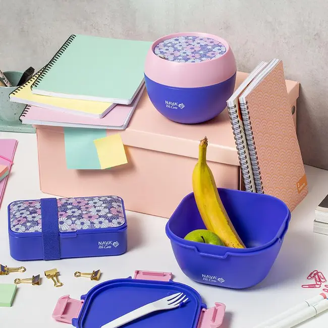 Lunchbox nava we care 650 ml violet smb10-259-012