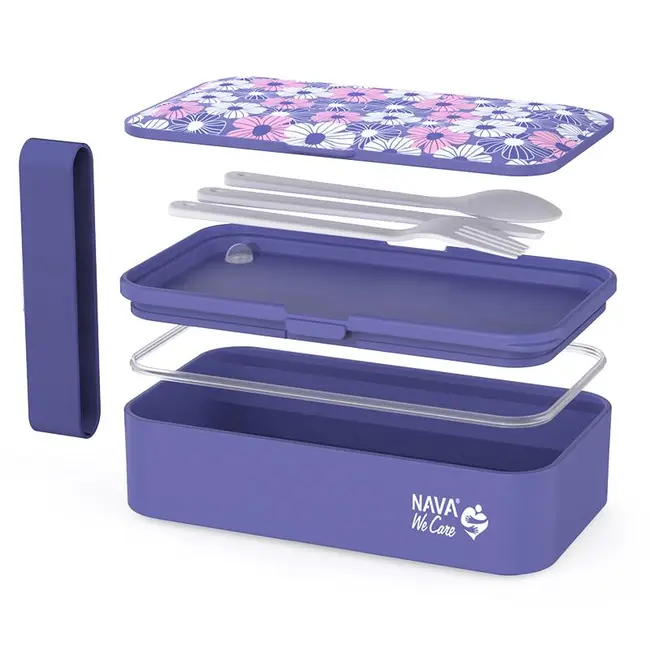 Lunchbox nava we care 650 ml violet smb10-259-012