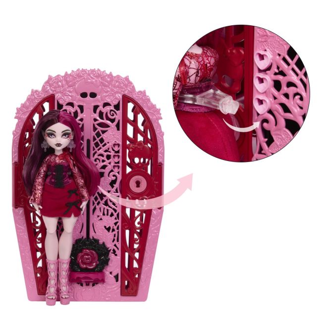 MONSTER HIGH GRADINA DE LA MIEZUL NOPTII PAPUSA DRACULAURA VIVMTHYT72