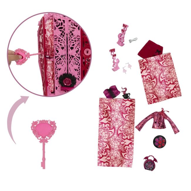 MONSTER HIGH GRADINA DE LA MIEZUL NOPTII PAPUSA DRACULAURA VIVMTHYT72