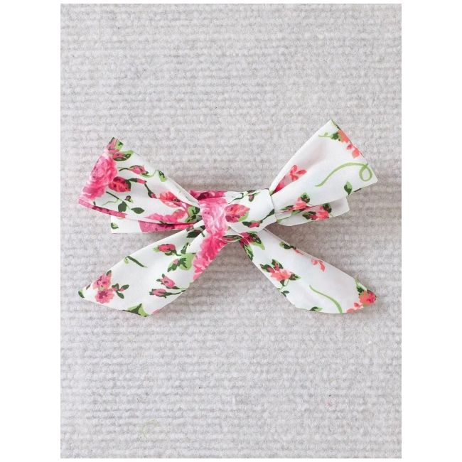 Rochita roz cu imprimeu cu trandafirasi pe fond alb mdtu15-r1