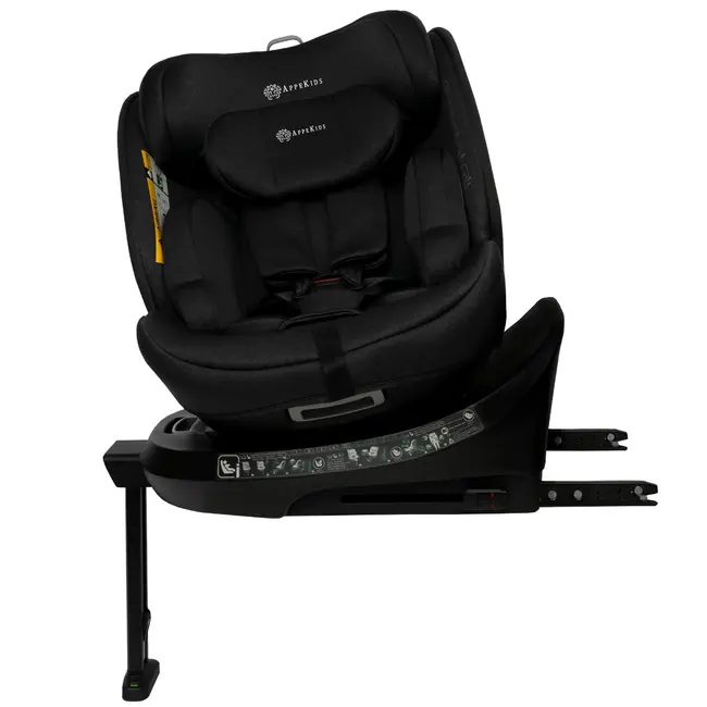 Scaun auto Appekids, I-SIZE, 40-150 cm, Rear Facing 360&deg;, Pro Confort - Black KRTAK275930