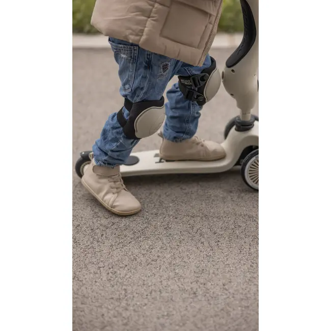 Set De Protectie Scoot And Ride, Genunchiere Si Cotiere, Marime S, Steel Pjbc6402-5030