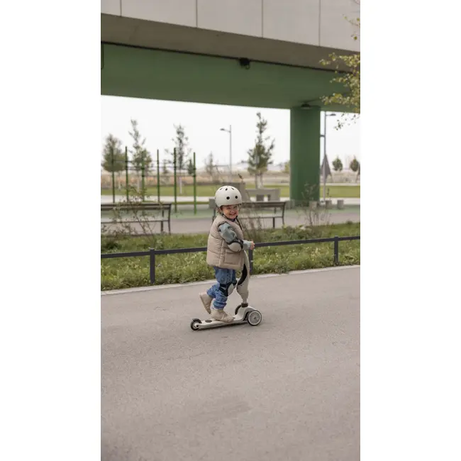 Set De Protectie Scoot And Ride, Genunchiere Si Cotiere, Marime S, Steel Pjbc6402-5030