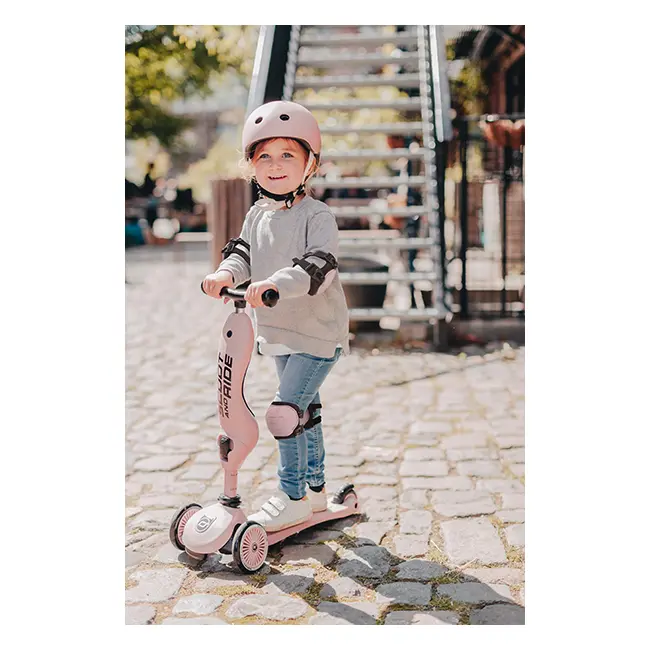 Set De Protectie Scoot And Ride, Genunchiere Si Cotiere, Marime Xxs, Rose Pjbc2380