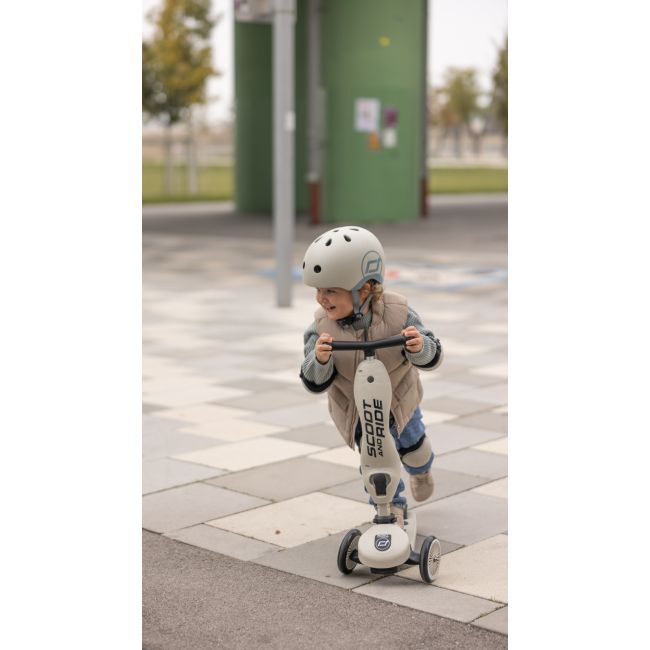 Set De Protectie Scoot And Ride, Genunchiere Si Cotiere, Marime Xxs, Steel Pjbc6402