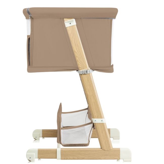 Patut co-sleeper, Lionelo, Thomi Plus, 5 in 1, Multifunctional, Sustine pana la 9 kg ca patut, 15 kg tarc de joaca, 100 kg canapea, Inaltime reglabila in 7 pozitii, De la nastere pana la 4 ani, Cu 2 saltele din spuma T25, 94x70x77-93,5 cm, Maro BYNLO-THOM
