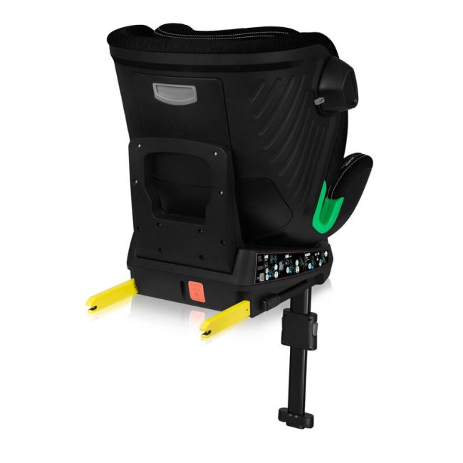 Scaun auto, Lionelo, Harmony i-Size, Rotire 360 grade, Protectie laterala, Cu spatar reglabil in 5 pozitii, Cu tetiera reglabila in 12 pozitii, 0-36 Kg, 40-150 cm, Cu Isofix, Husa din bambus, Conform cu ECE R129, Negru BYNLO-HARMONY_I-SIZE_BLACK_CARBON_BA