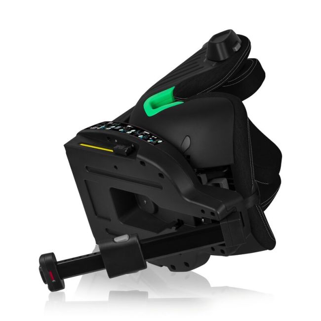 Scaun auto, Lionelo, Harmony i-Size, Rotire 360 grade, Protectie laterala, Cu spatar reglabil in 5 pozitii, Cu tetiera reglabila in 12 pozitii, 0-36 Kg, 40-150 cm, Cu Isofix, Husa din bambus, Conform cu ECE R129, Negru BYNLO-HARMONY_I-SIZE_BLACK_CARBON_BA