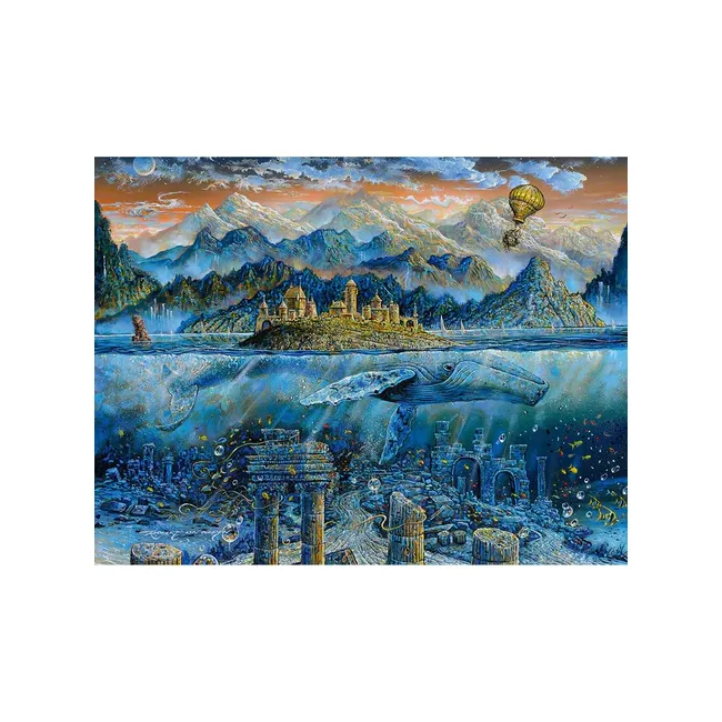 PUZZLE BALENA FANTASTICA, 2000 PIESE - ARTRVSPA16464