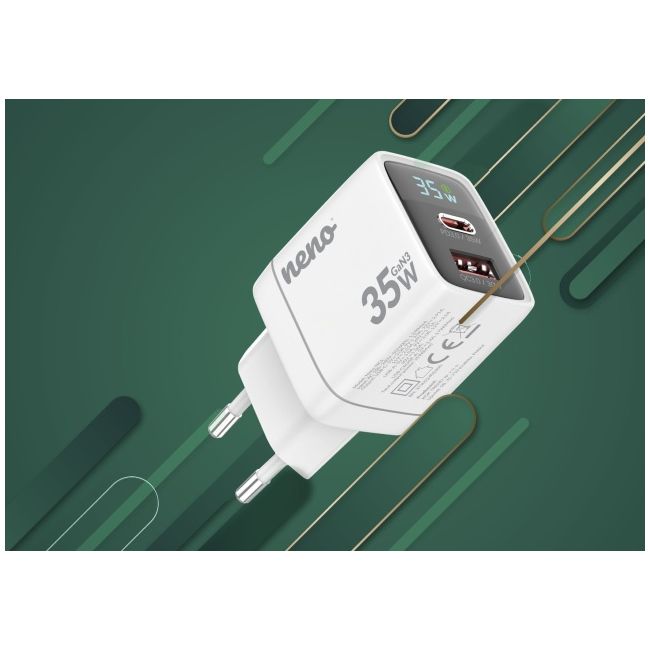 Adaptor priza 35w cu incarcare rapida si protectie supracurent nen-dom-Łs001