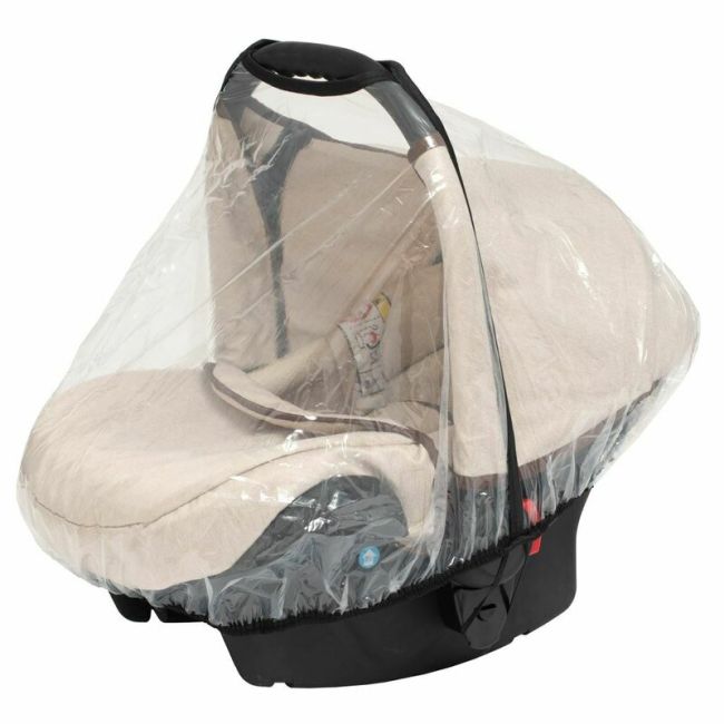 Aparatoare de ploaie, New Baby, Pentru scoica, Cu orificiu pentru un contact mai bun cu cel mic, Fara substante nocive, Transparent/Black BYN52633