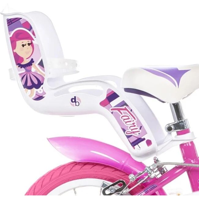 Bicicleta copii dino bikes 12' fairy roz hubdb-124rsn-09fy