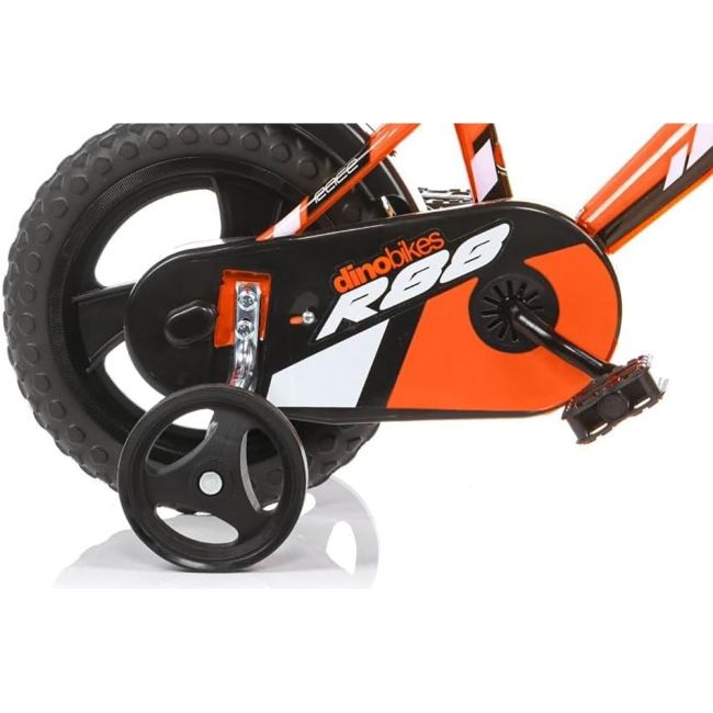Bicicleta copii dino bikes 12' r88 portocaliu hubdb-412ul-26r88