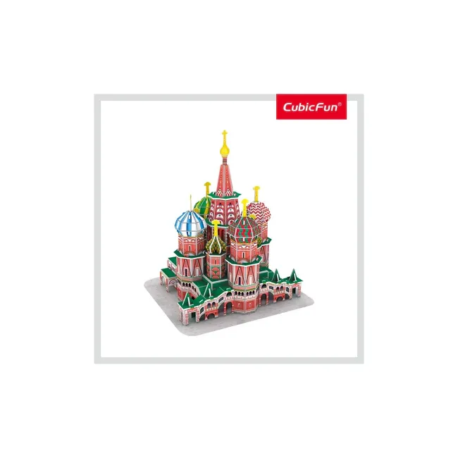 PUZZLE 3D CATEDRALA ST. BASIL (NIVEL MEDIU 92 PIESE)  - ARTCUC239h