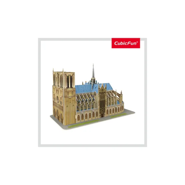 PUZZLE 3D NOTRE DAME (NIVEL MEDIU 53 PIESE)  - ARTCUC242h