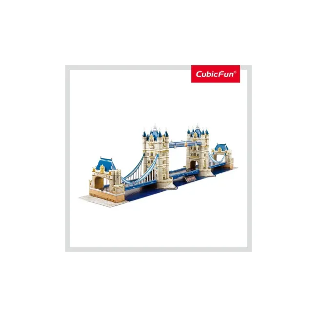 PUZZLE 3D+BROSURA-TOWER BRIDGE 120 PIESE - ARTCUDS0978h