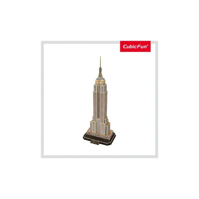 PUZZLE 3D+BROSURA-EMPIRE STATE BUILDING 66 PIESE - ARTCUDS0977h