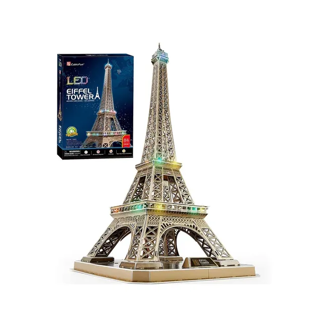 PUZZLE 3D LED TURNUL EIFFEL 82 PIESE - ARTCUL091h